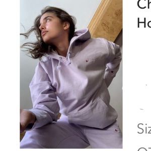 Champion Vintage Wash Hoodies Lilac